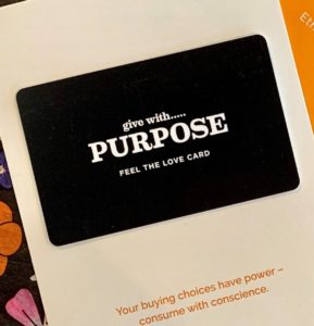 Gift card homepage